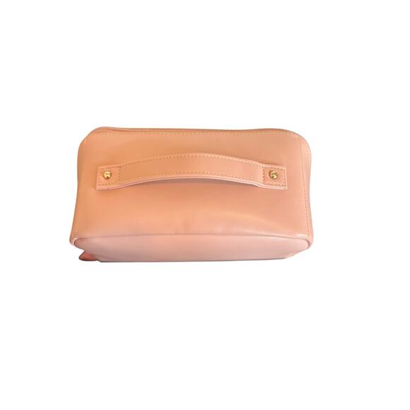 EACMY Travel Makeup Cosmetic Toiletries Waterproof Portable Pouch Open Flat Pink - Picture 4 of 14